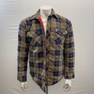 Bell Shirt Men's Vintage Button Up Quilt Lined